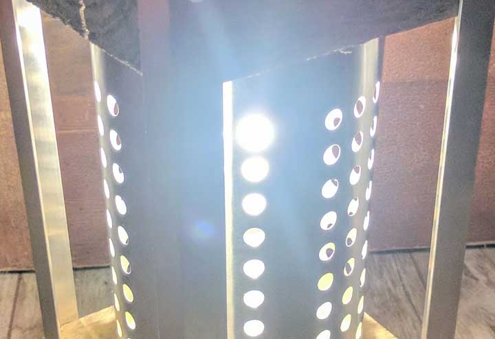 TEV17-62 tev design pallet block lamp