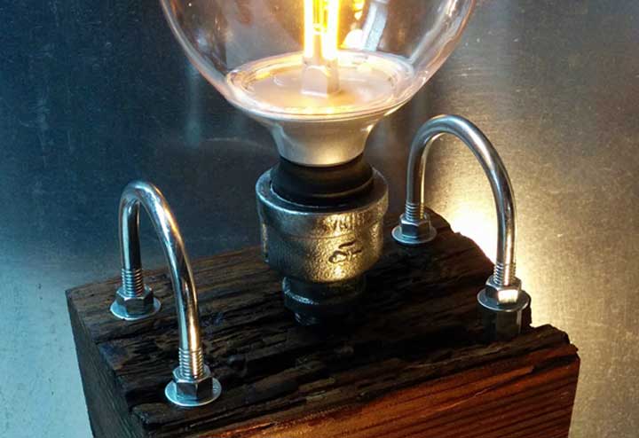 TEV17-28 tev design pallet block lamp