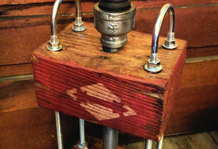 TEV17-31 tev design pallet block lamp