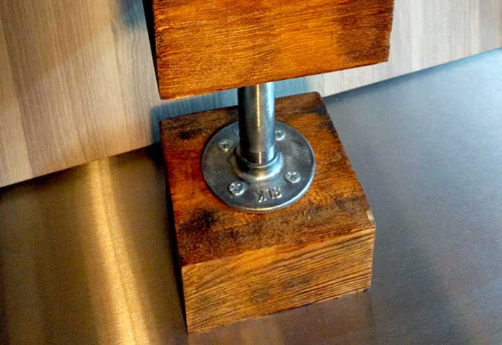 TEV17-36 tev design pallet block lamp