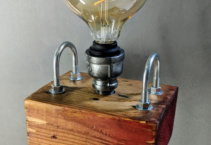 TEV18-103 tev design pallet block lamp