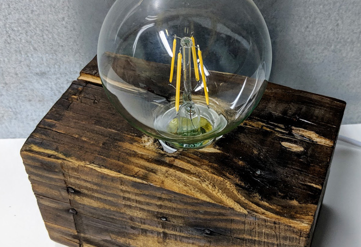 TEV18-117 tev design pallet block lamp