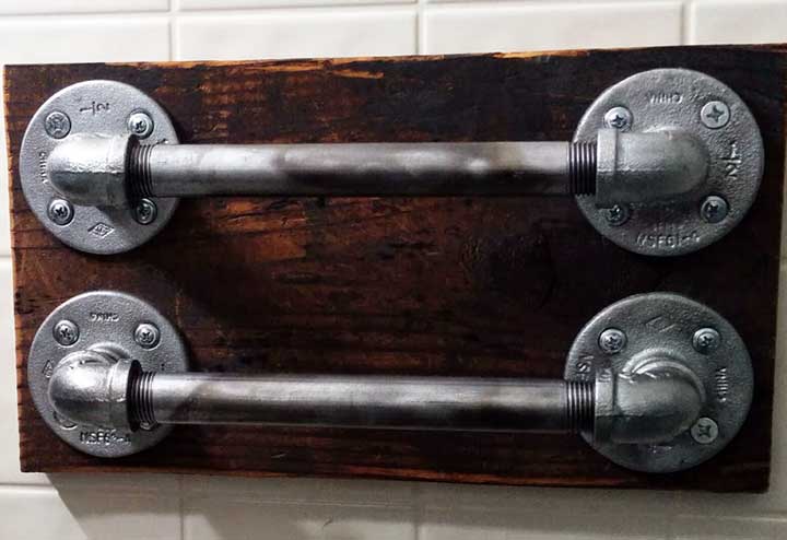 TEV15-06 tev design hand towel rack