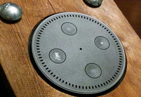 tev design wall-mounted Amazon Echo Floating Frame