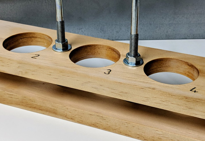 TEV18-116c tev design beer flight carrier for Lakefront Brewery