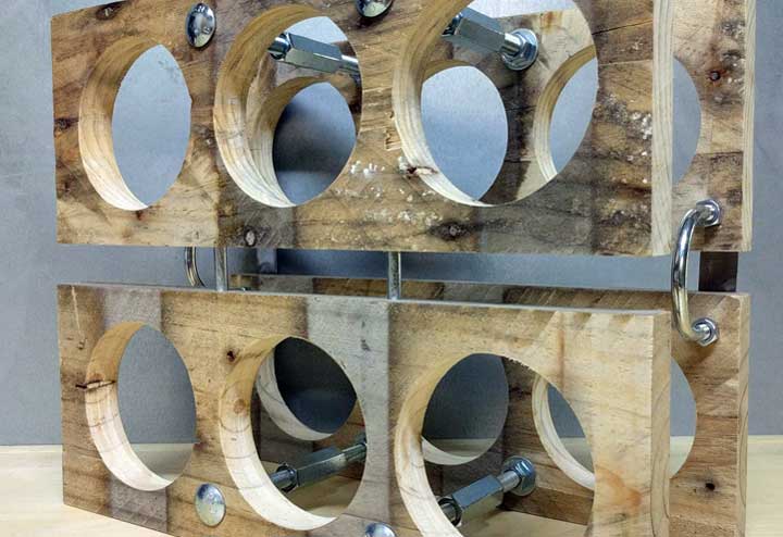 TEV17-80 tev design wine rack